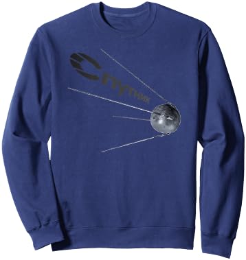 Sputnik Satellite USSR Soviet Cosmos Space Sweatshirt - Sweatshirt | Navy