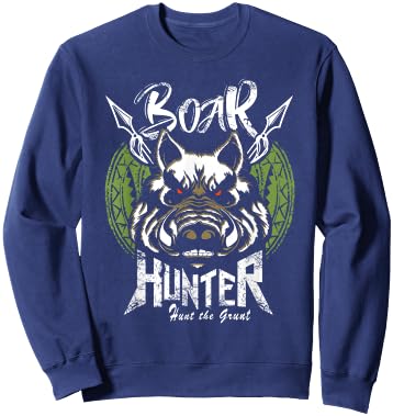 Hog Hunting Shirt Funny Boar Hunter Gift Sweatshirt - Sweatshirt | Navy