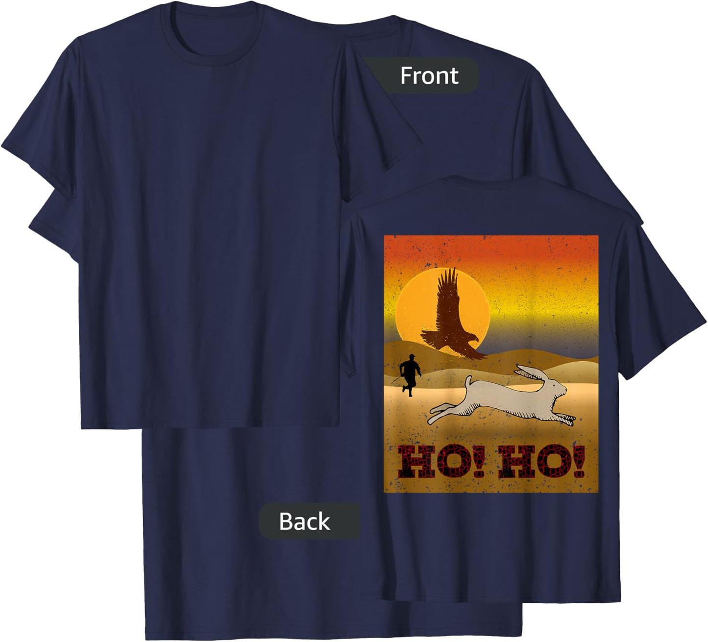 Hawkers Falconry Equipment and Hawking Falconry Art Items T-Shirt - T-Shirt | Navy