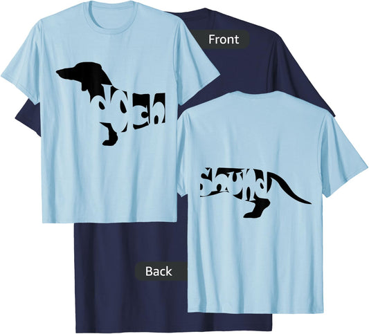 Dachshund Wrap around T-Shirt - T-Shirt | Navy