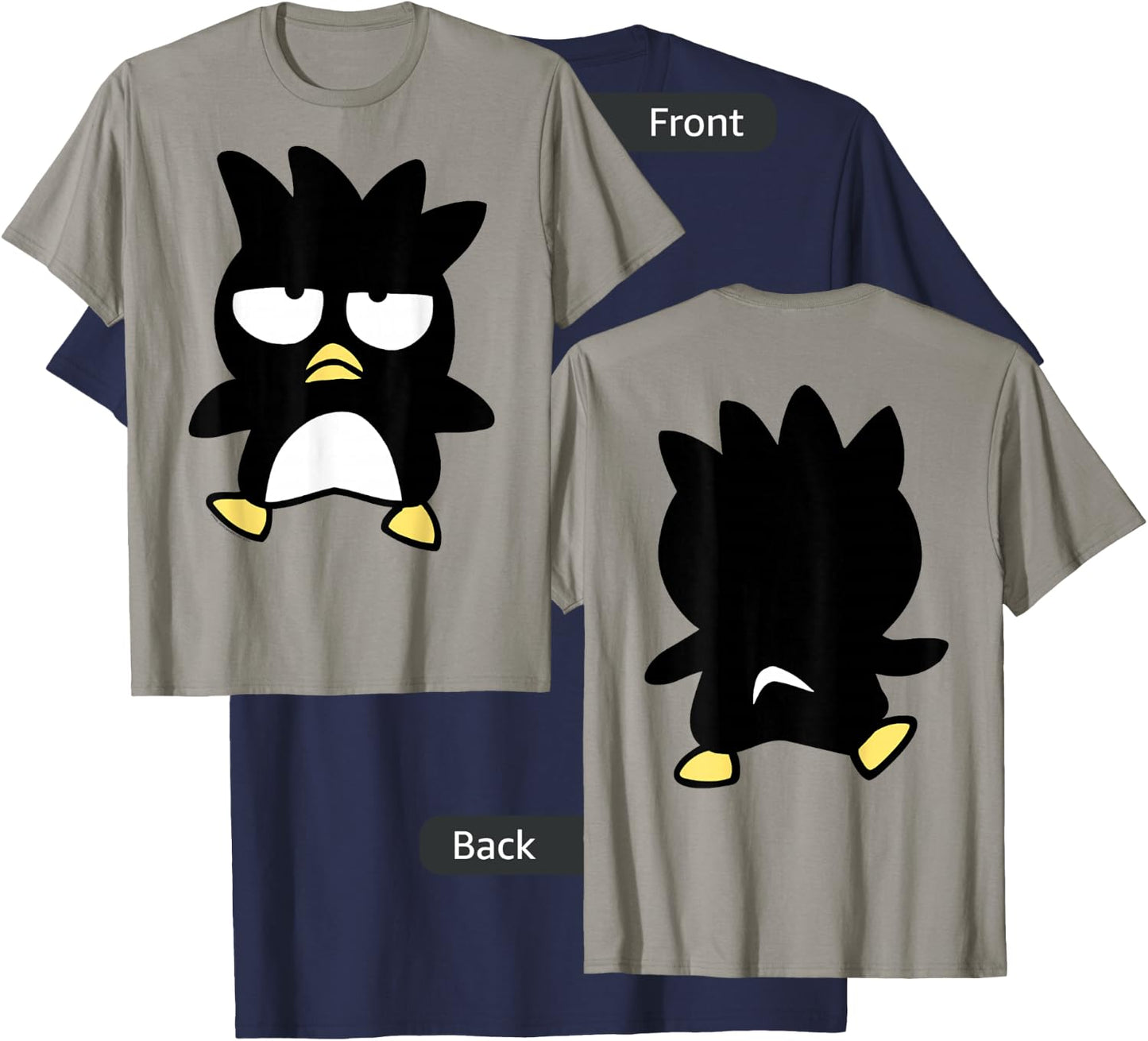 BADTZ-MARU Front and Back Shirt T-Shirt - T-Shirt | Navy