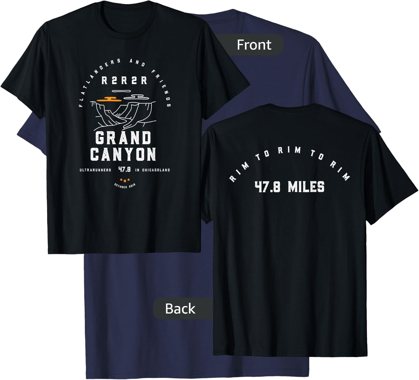 R2R2R Regular T T-Shirt - T-Shirt | Navy