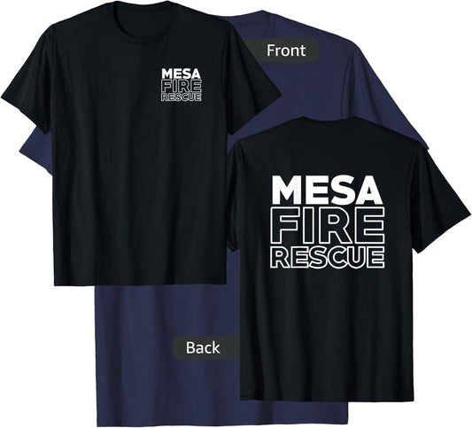 City of Mesa Fire Rescue Arizona Firefighter Duty T-Shirt - T-Shirt | Navy