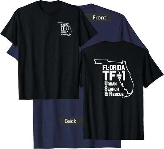 Urban Search & Rescue Florida Task Force 1 FL-TF1 Duty T-Shirt - T-Shirt | Navy