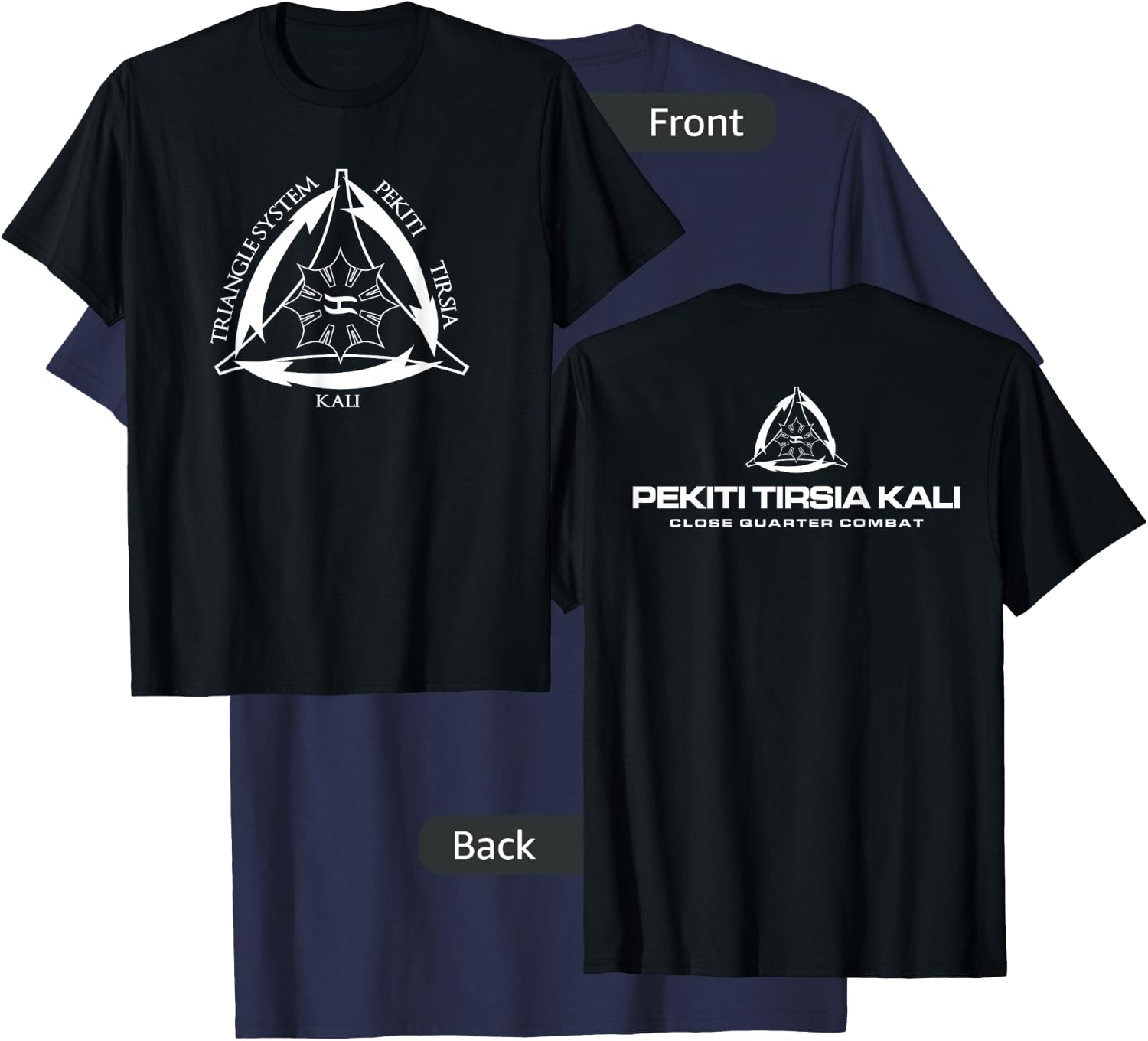 Silat Eskrima Pekiti Tirsia Kali Filipino T-Shirt - T-Shirt | Navy