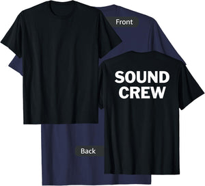 Black SOUND CREW on back t shirt T-Shirt - T-Shirt | Navy