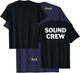 Black SOUND CREW on back t shirt T-Shirt - T-Shirt | Navy