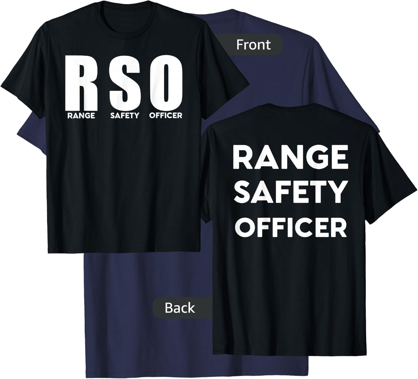 Range Safety Officer T-Shirt - T-Shirt | Navy