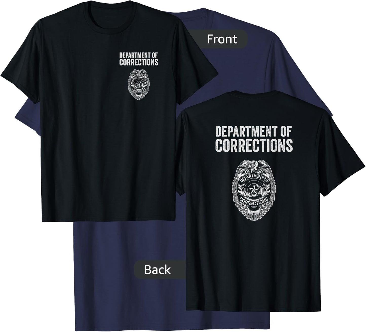 Correctional Officer Shirt Gifts Department Of Corrections T-Shirt - T-Shirt | Navy