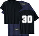 Number 30 No. Thirty #30 Sports Jerseys Player T-Shirt - T-Shirt | Navy