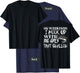 Funny Quote Fishing Shirt Printed On Back T-Shirt - T-Shirt | Navy