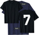 #7 Jersey Uniform Varsity Sports Number, 7th Birthday T-Shirt - T-Shirt | Navy