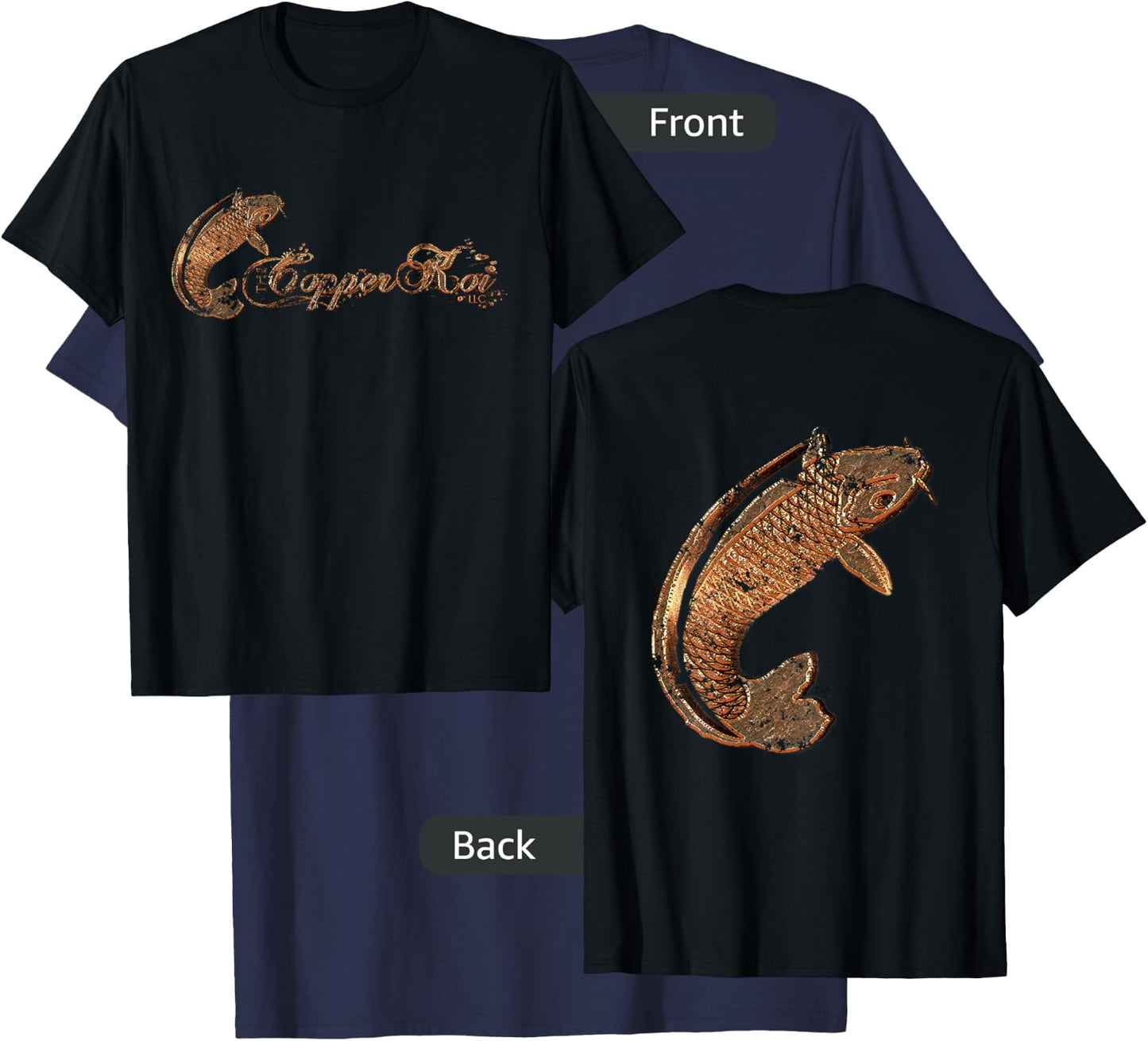 Official Copper Koi T-Shirt - T-Shirt | Navy