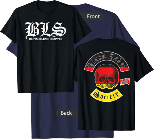 Black Label Society Deutschland Chapter T-Shirt - T-Shirt | Navy