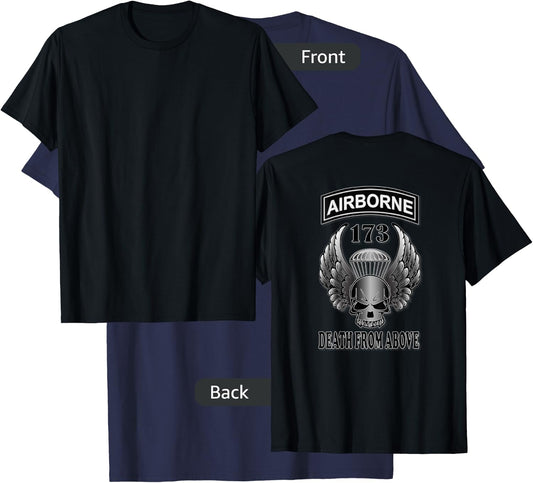 173rd Airborne (Back Design) T-Shirt - T-Shirt | Navy