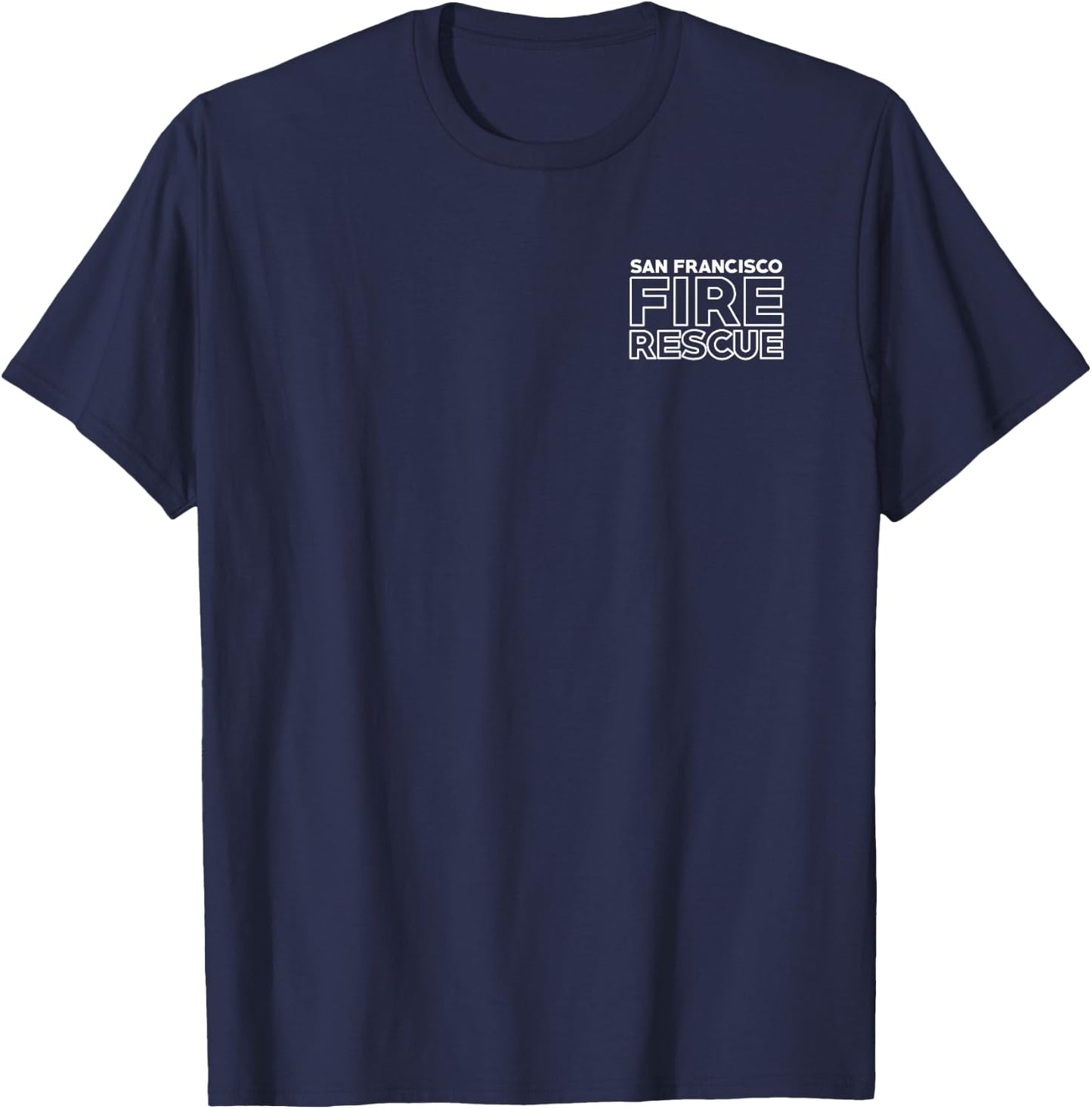 City of San Francisco Fire Rescue California Fireman T-Shirt - T-Shirt | Navy