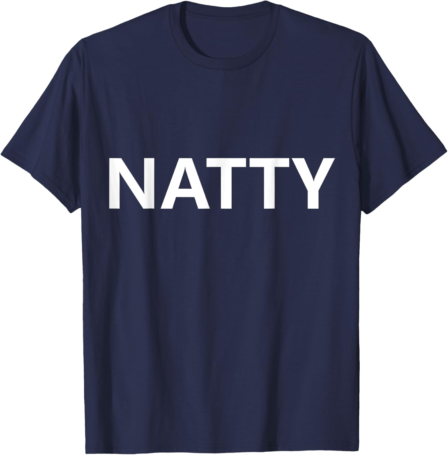 100% Natty Muscle Lifter T-Shirt - T-Shirt | Navy
