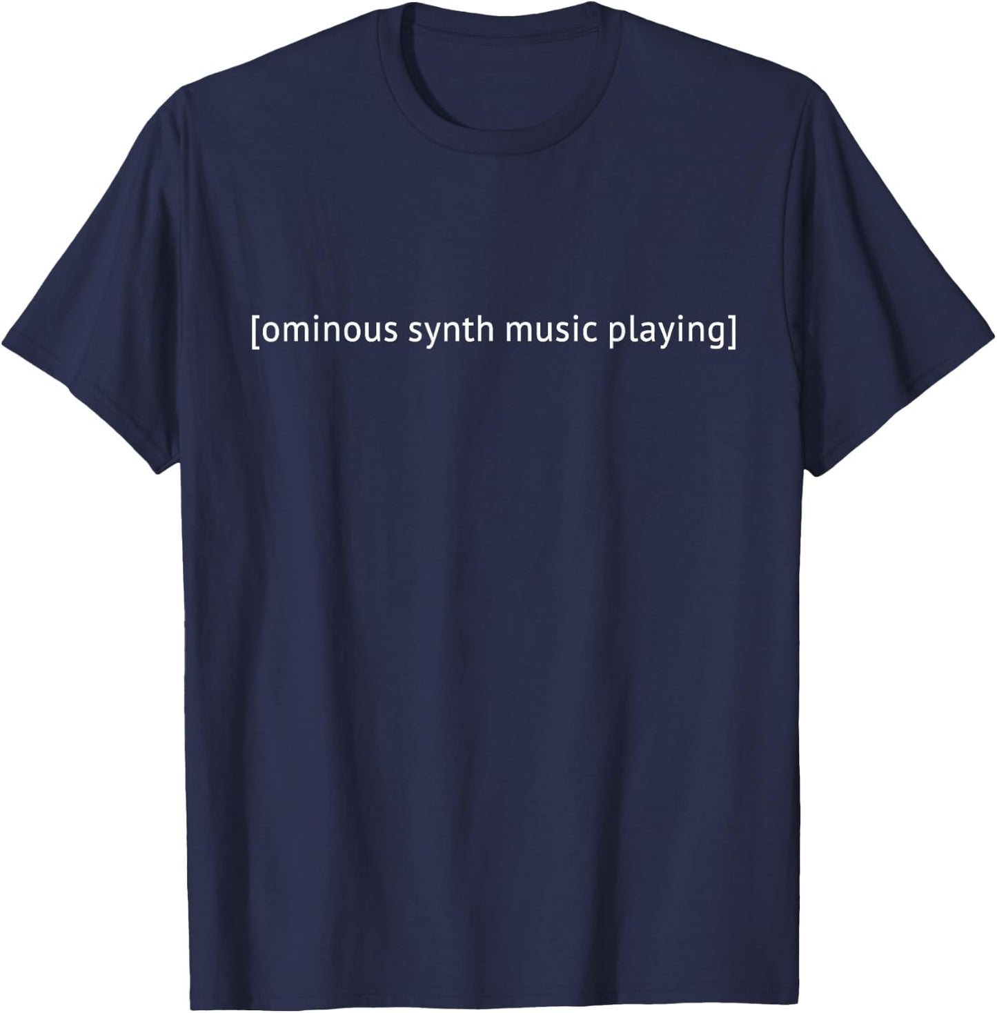 [Ominous Synth Music Playing] Closed Caption Shirt T-Shirt - T-Shirt | Navy