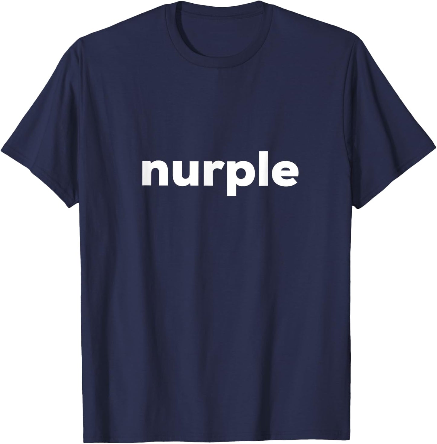 (Purple) Nurple T-Shirt - T-Shirt | Navy