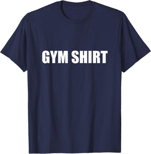 This Is My Gym Shirt Workout Train Fitness Yoga Humor T-Shirt - T-Shirt | Navy
