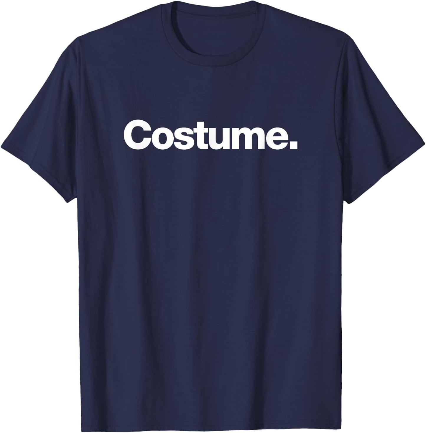 The Word Costume | A Design That says Costume T-Shirt - T-Shirt | Navy
