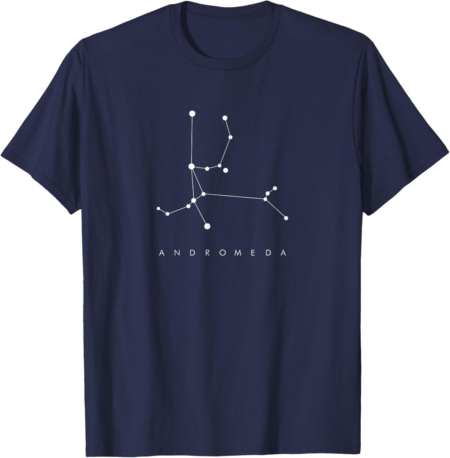 Minimal Andromeda Constellation Astronomy and Space Design T-Shirt - T-Shirt | Navy