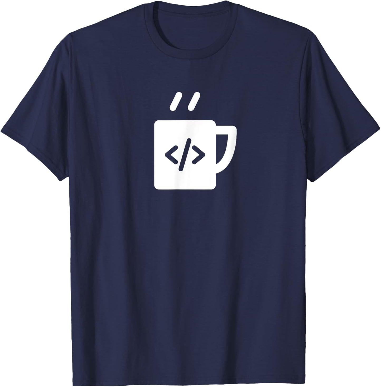 Front-end & Back-end Co JavaScript Code Coffee Developer Programmer T-Shirt - T-Shirt | Navy