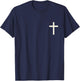 worthy is the lamb - bible verse - Revelation 5:12 T-Shirt - T-Shirt | Navy