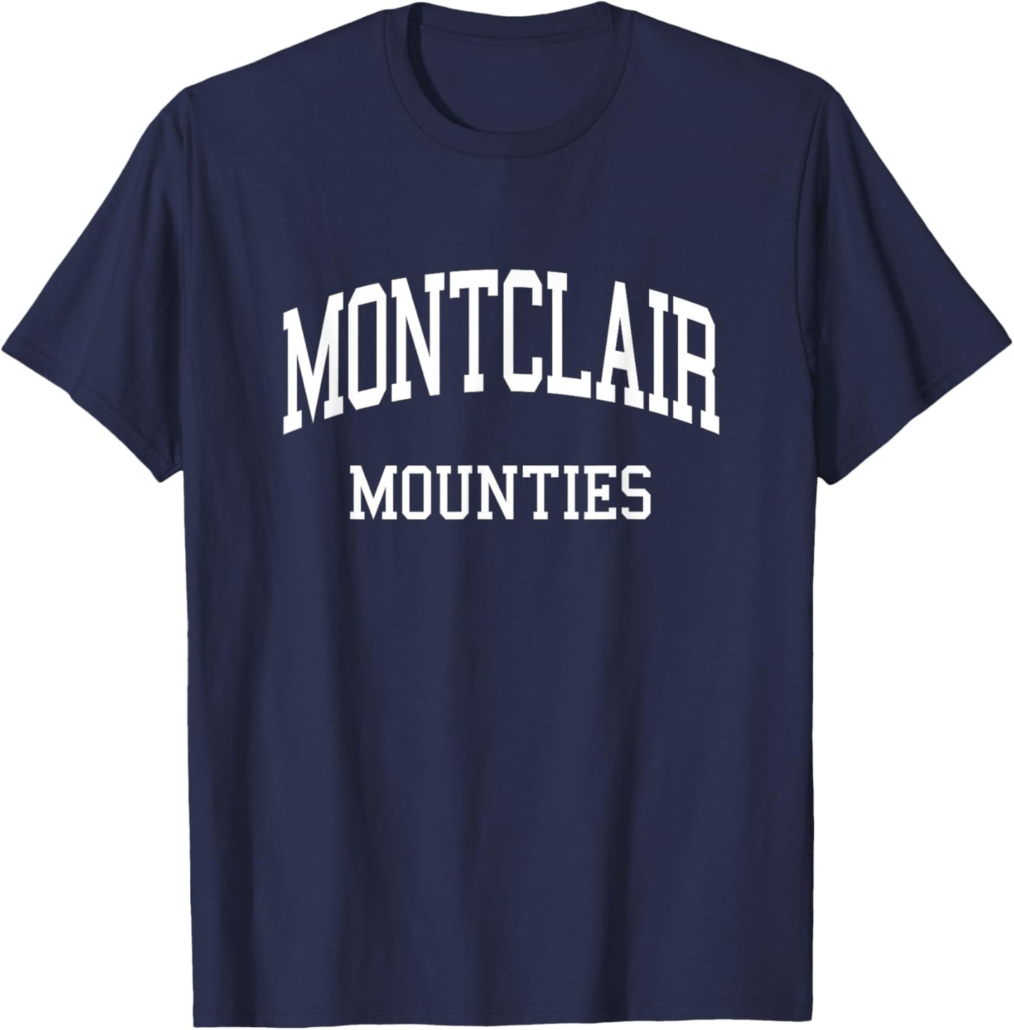 Montclair High School HS Montclair NJ Retro Sports T-Shirt - T-Shirt | Navy