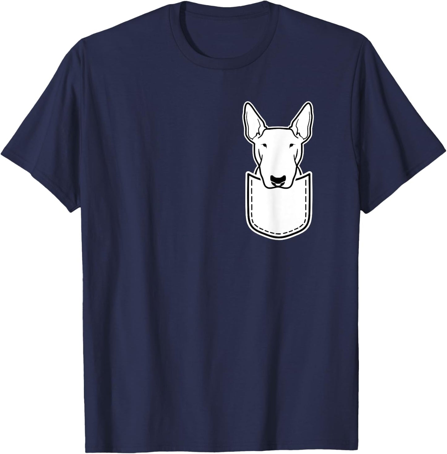 Bull terrier pocket T-Shirt - T-Shirt | Navy