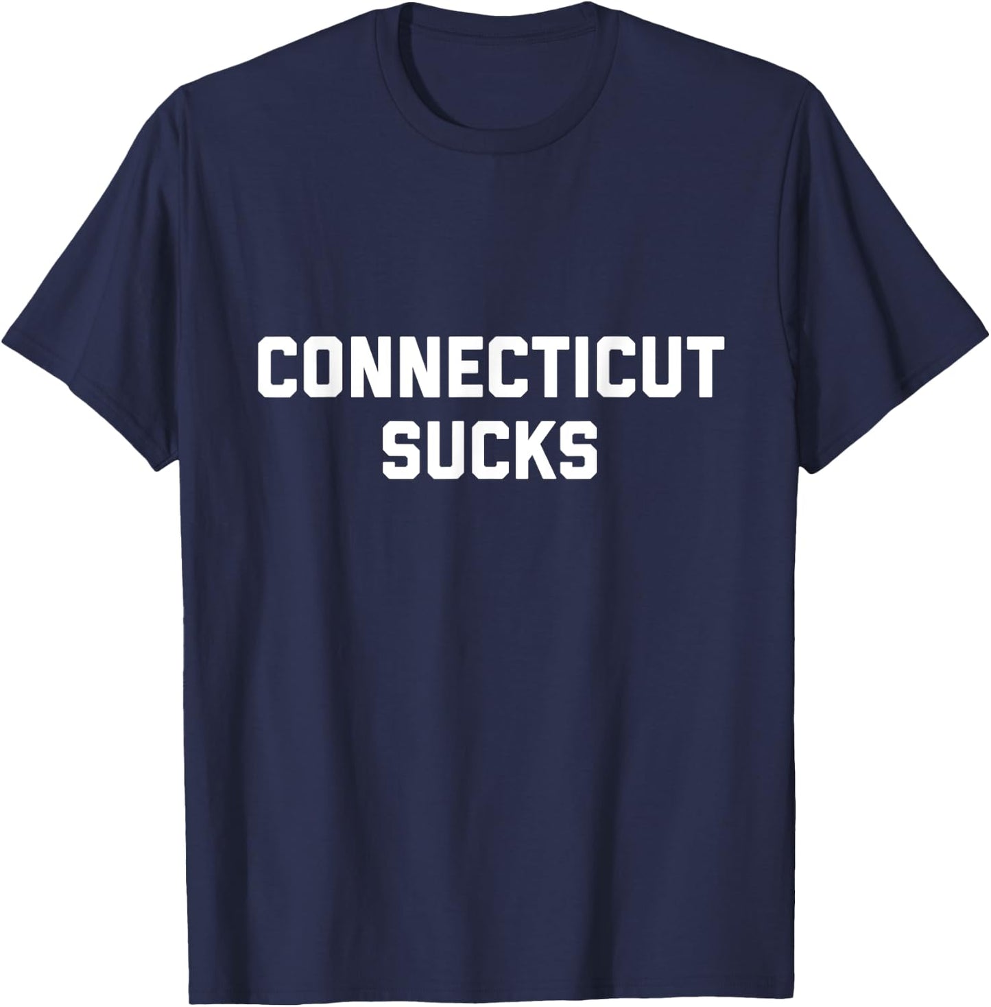 Connecticut Sucks T-Shirt - T-Shirt | Navy