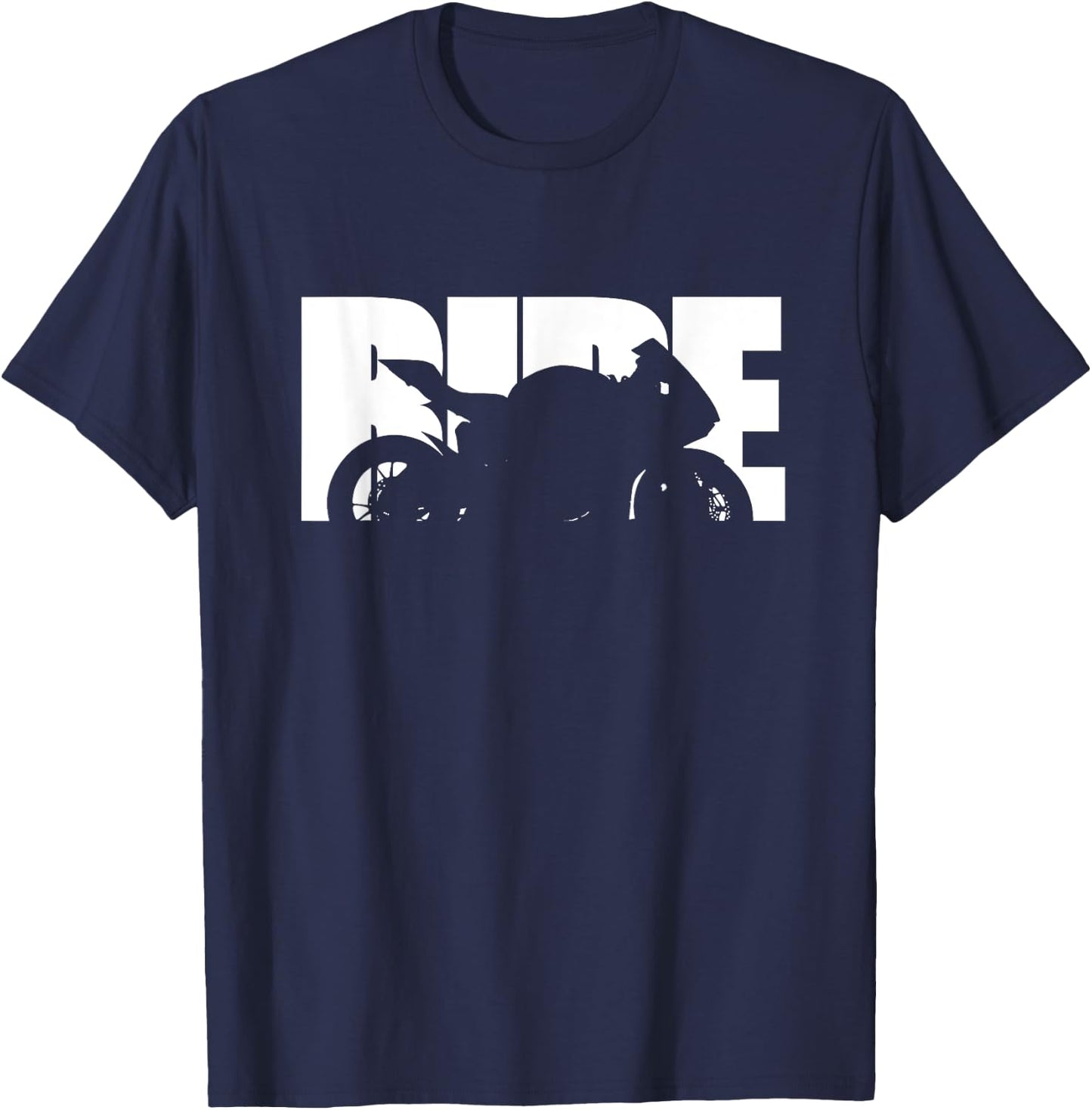 Bike Motorcyclist Apparel Motorcycle Rider Biker T-Shirt - T-Shirt | Navy