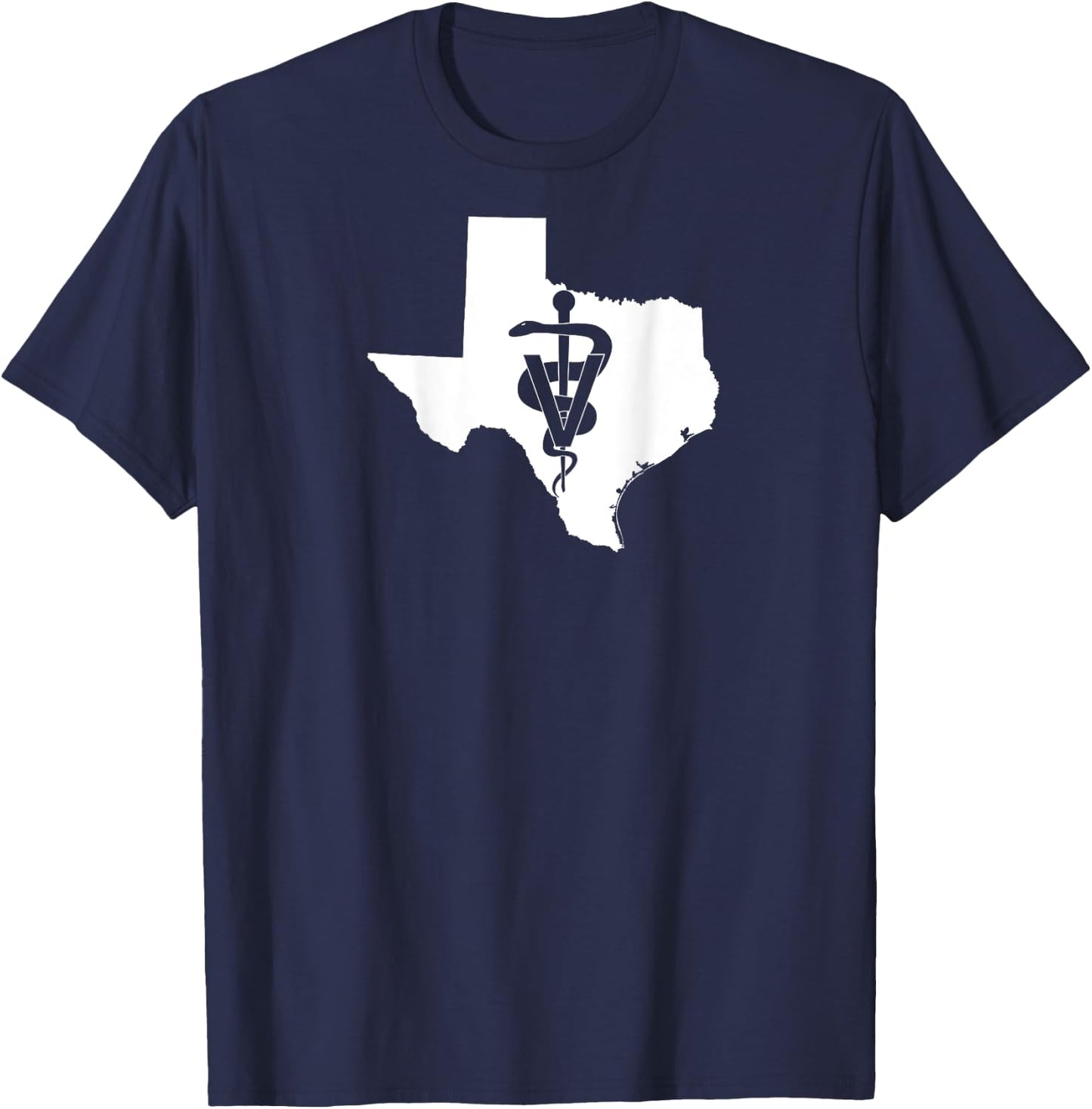 Texas Veterinary Medicine Vet Tech Clinic T-Shirt - T-Shirt | Navy