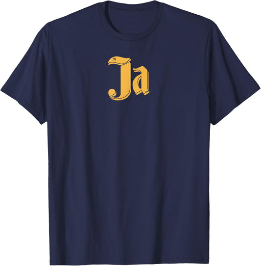 Ja Shirt Funny Oktoberfest Vintage German Bavarian Yes T-Shirt - T-Shirt | Navy