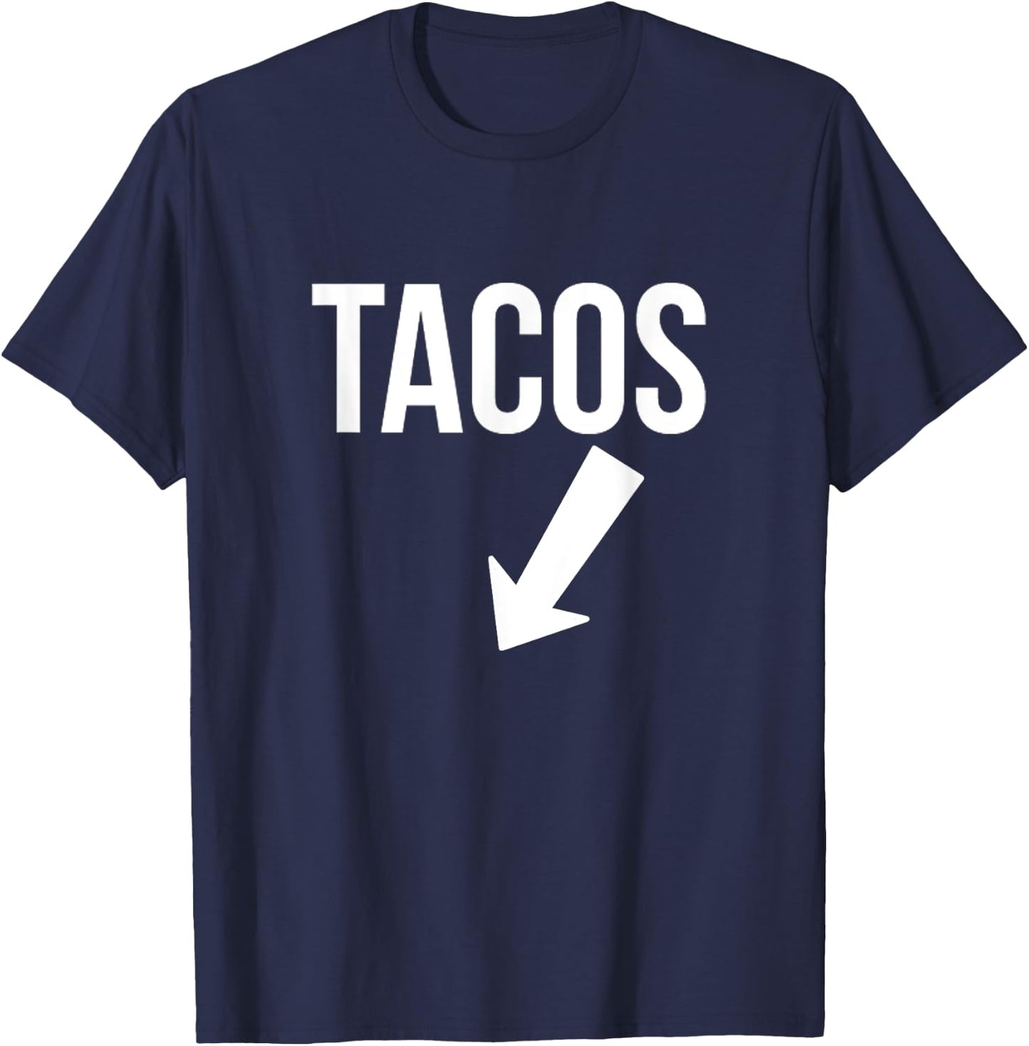 Tacos Pregnancy Announcement Matching With Baby T-Shirt - T-Shirt | Navy