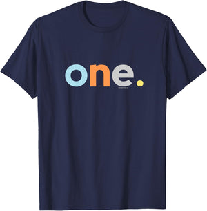 Kids 1st Birthday Shirt Boy 1 Year Old One | Gift Ideas Age 1 T-Shirt - T-Shirt | Navy