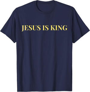 Jesus Is King T-Shirt - T-Shirt | Navy