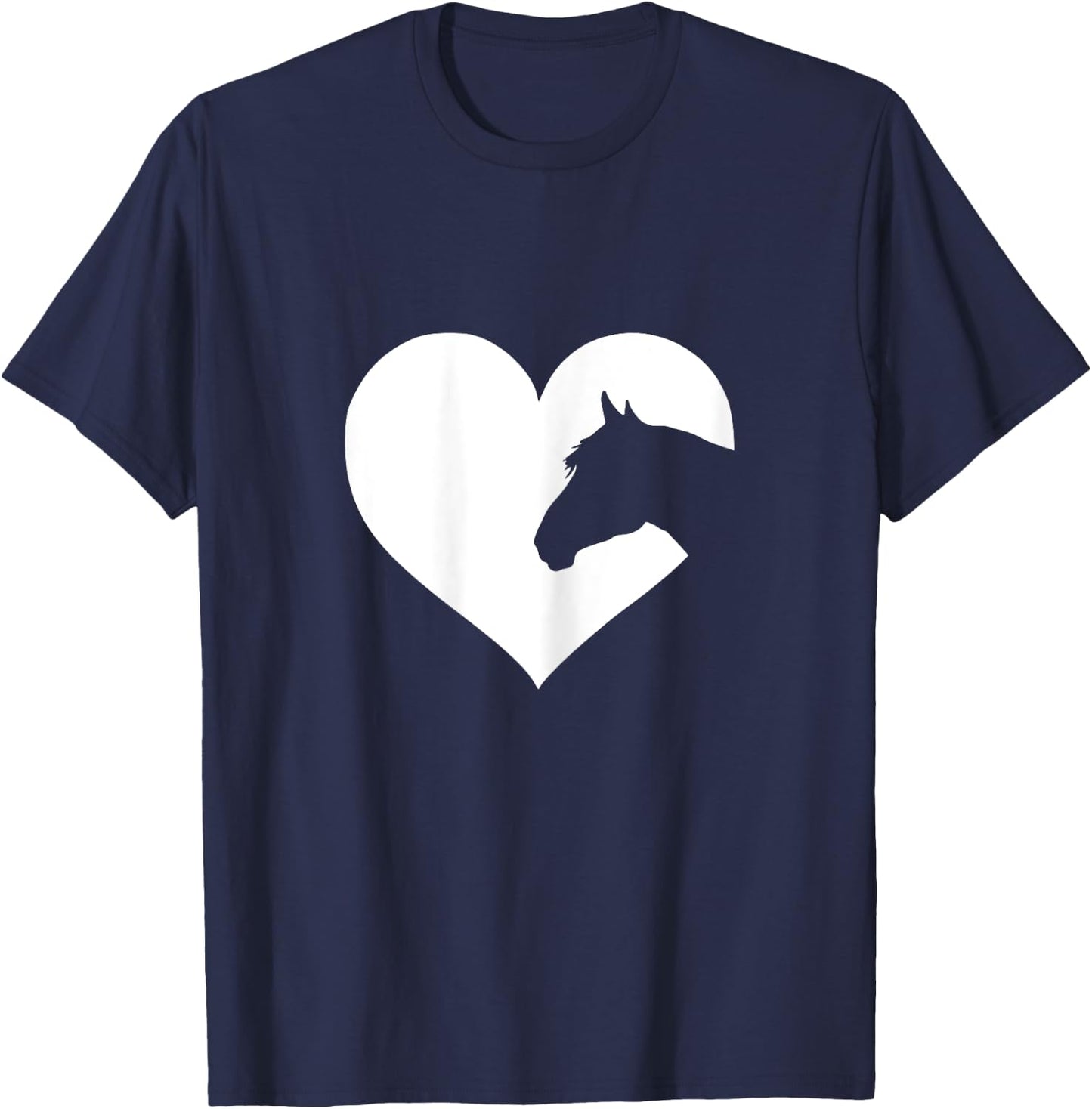 Horse lover for girls & women who love horses T-Shirt - T-Shirt | Navy