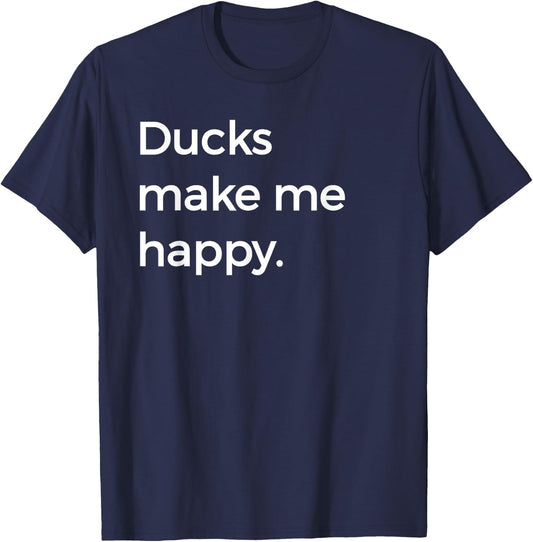 Duck Love I Love Pet Ducks Duck Farmer T-Shirt - T-Shirt | Navy