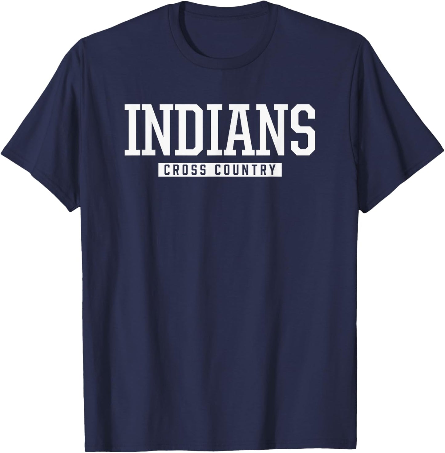 Caddo Hills Indians Cross Country HS T-Shirt - T-Shirt | Navy