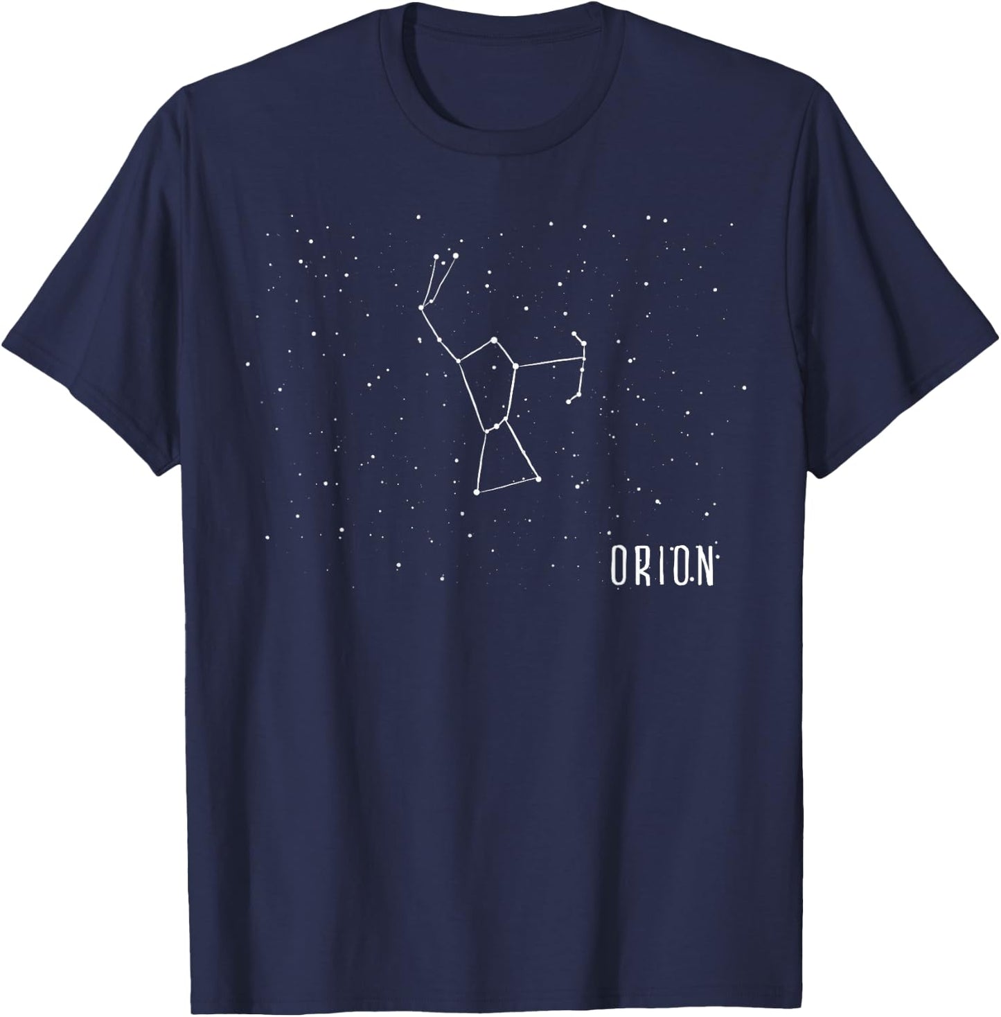 Orion Constellation Astronomy Graphic Design T-Shirt - T-Shirt | Navy