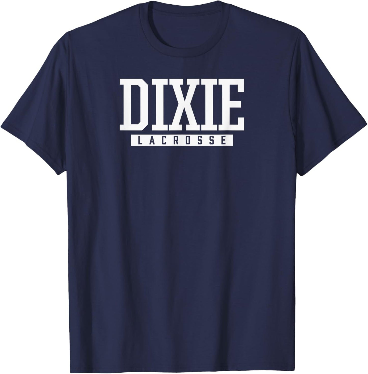 Dixie High School Lacrosse T-Shirt - T-Shirt | Navy