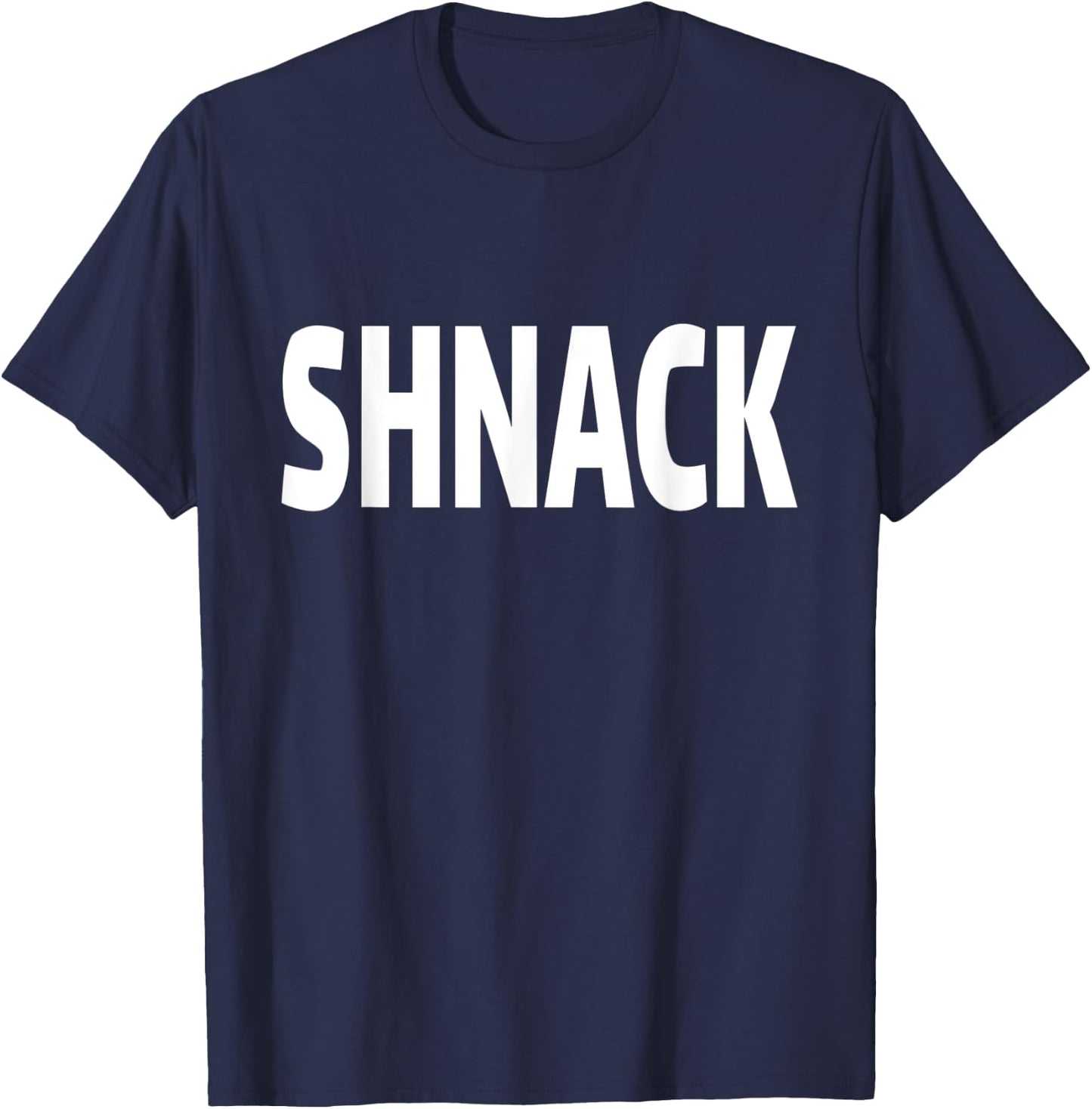Shnack Snack Shirt Influencer Black Slogan T-Shirt - T-Shirt | Navy
