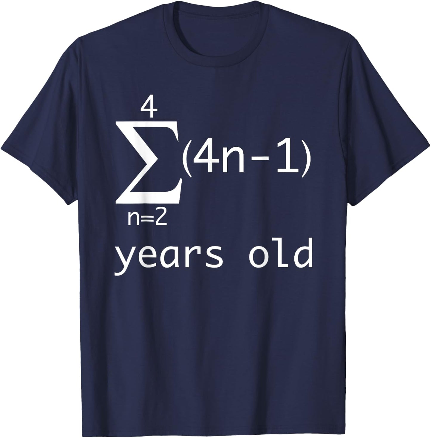 Funny Math Geek Shirt-33rd Birthday 33 Years Old Math Lovers T-Shirt - T-Shirt | Navy