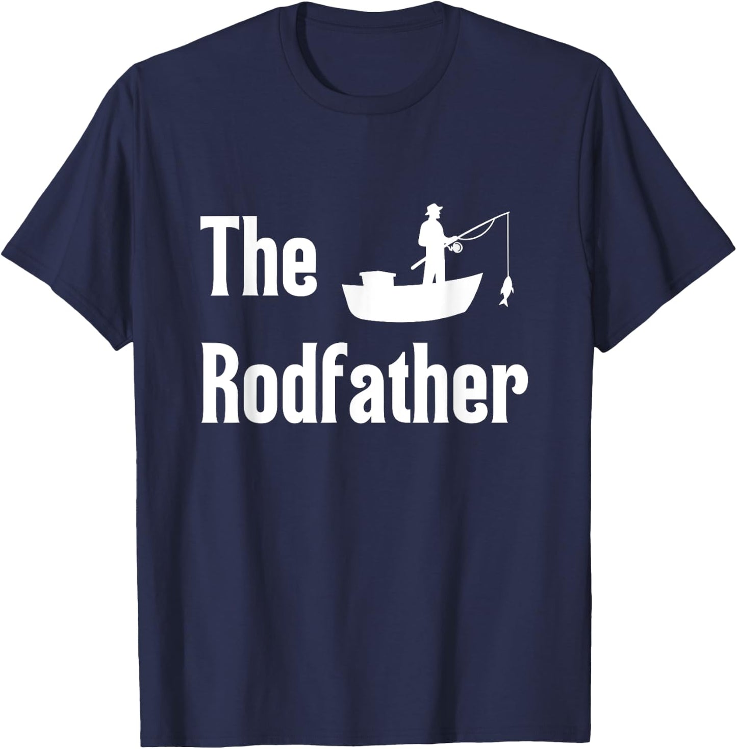The Rodfather Fishing T-Shirt - T-Shirt | Navy