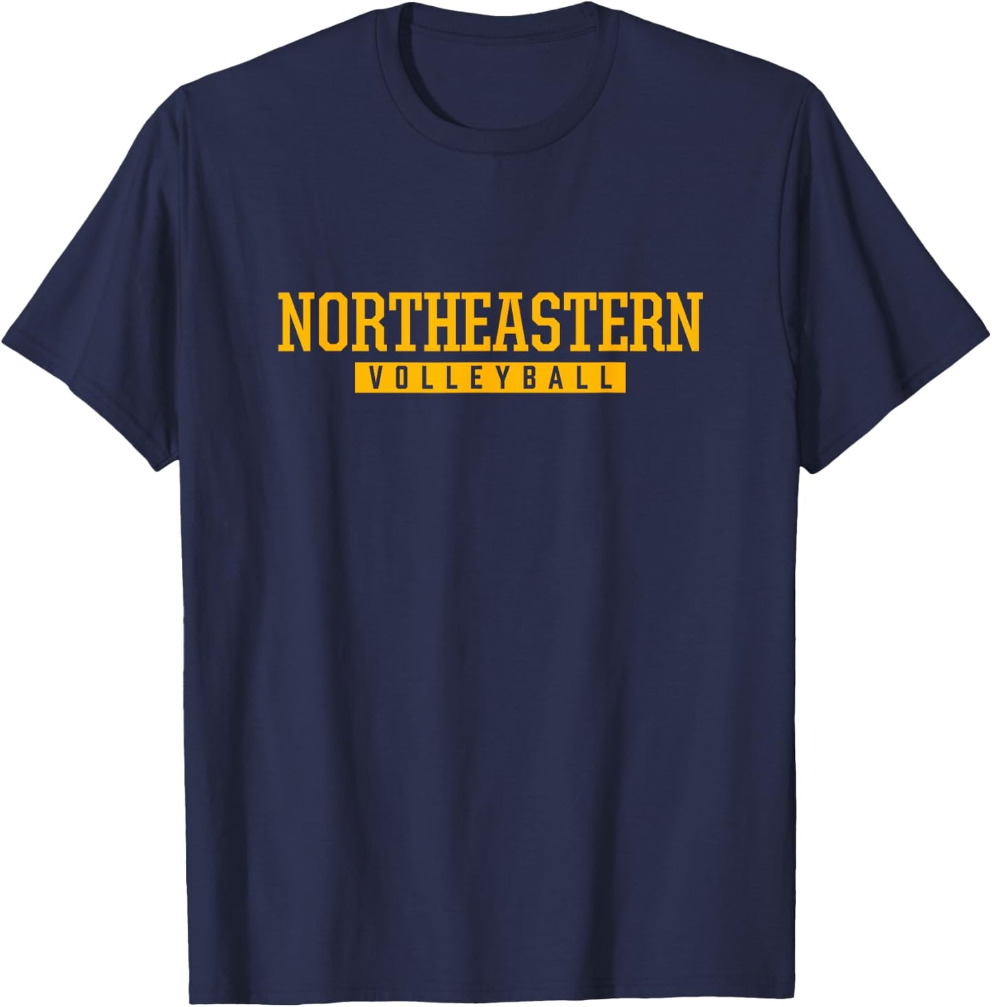 Northeastern High School Volleyball T-Shirt - T-Shirt | Navy