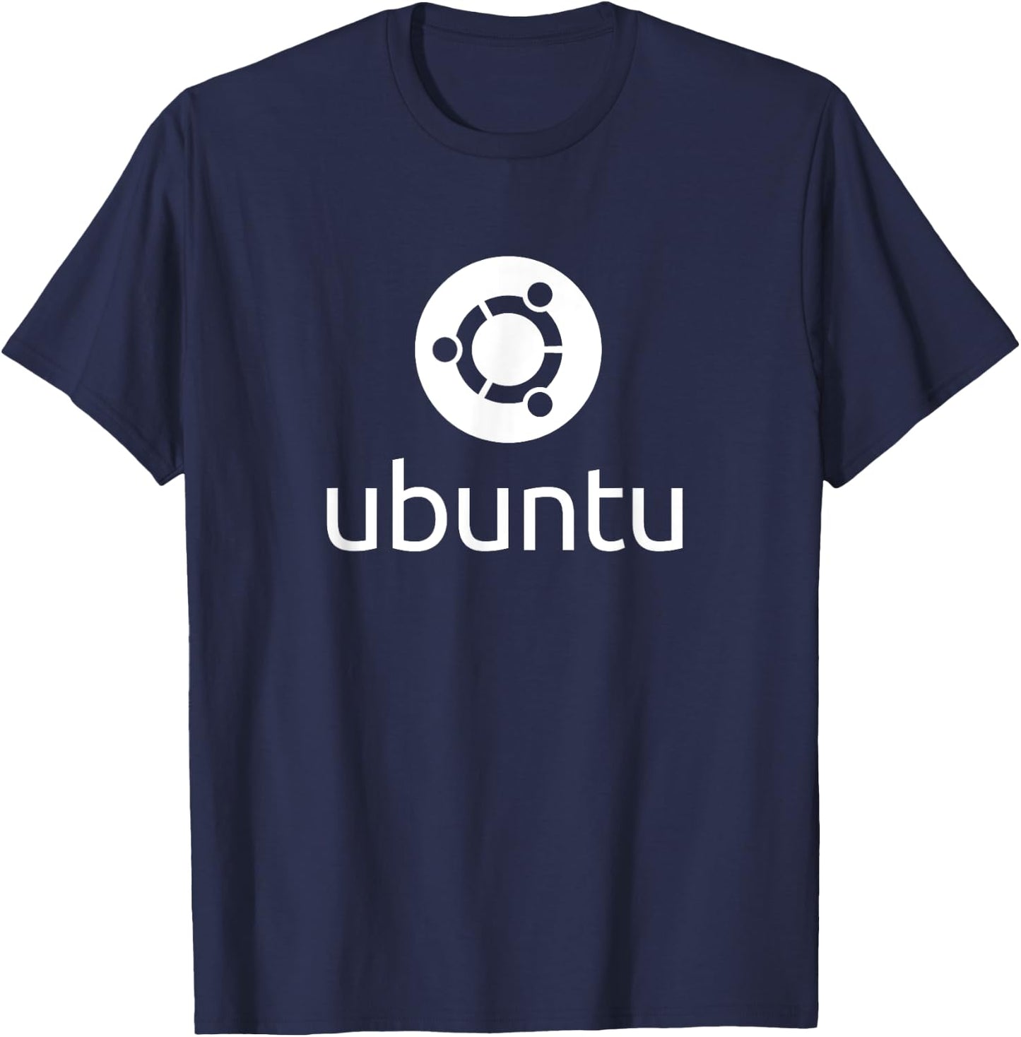 Ubuntu Linux lover with Logo OpenSource Os T-Shirt - T-Shirt | Navy