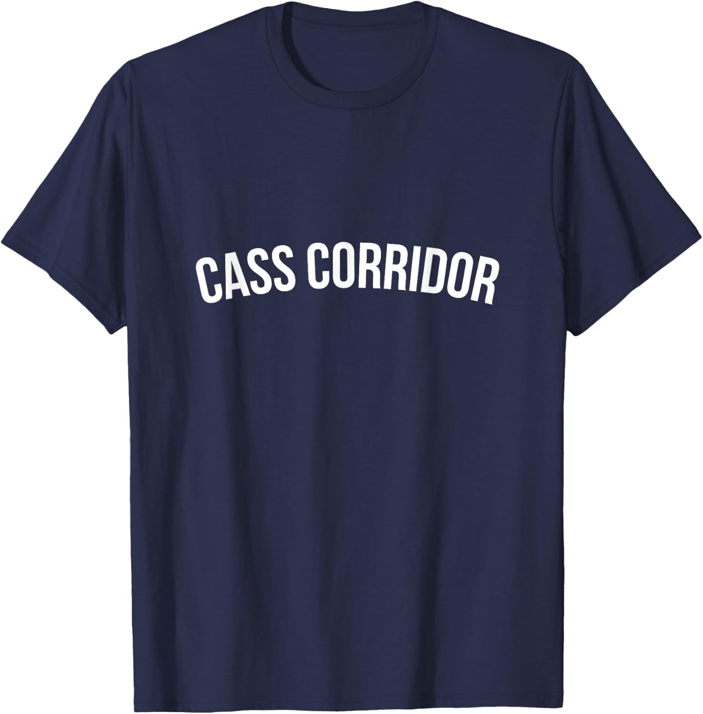 Detroit Shirt | Midtown Detroit Cass Corridor T-Shirt - T-Shirt | Navy