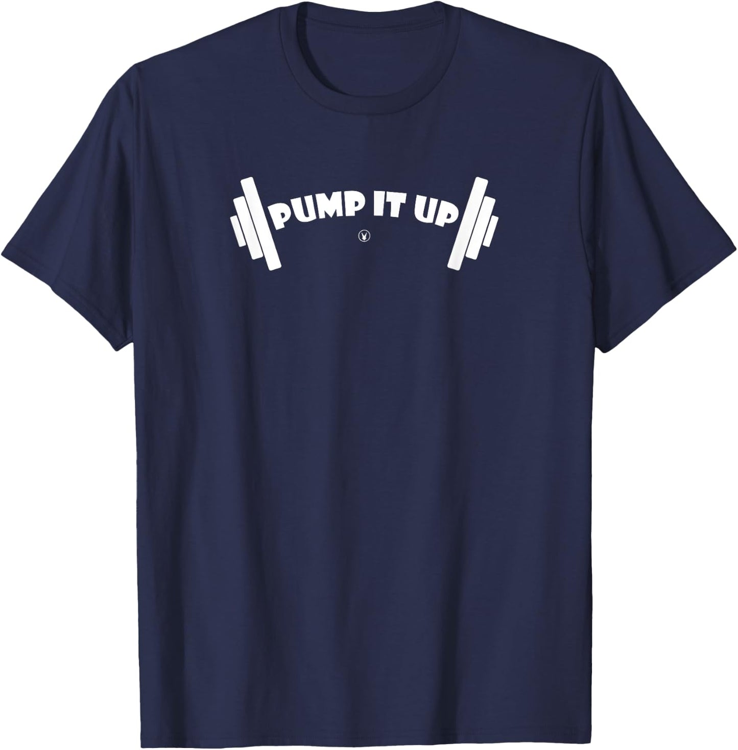 PUMP IT UP D177 Gym Rabbit T Shirt Workout Bodybuilding Lift T-Shirt - T-Shirt | Navy