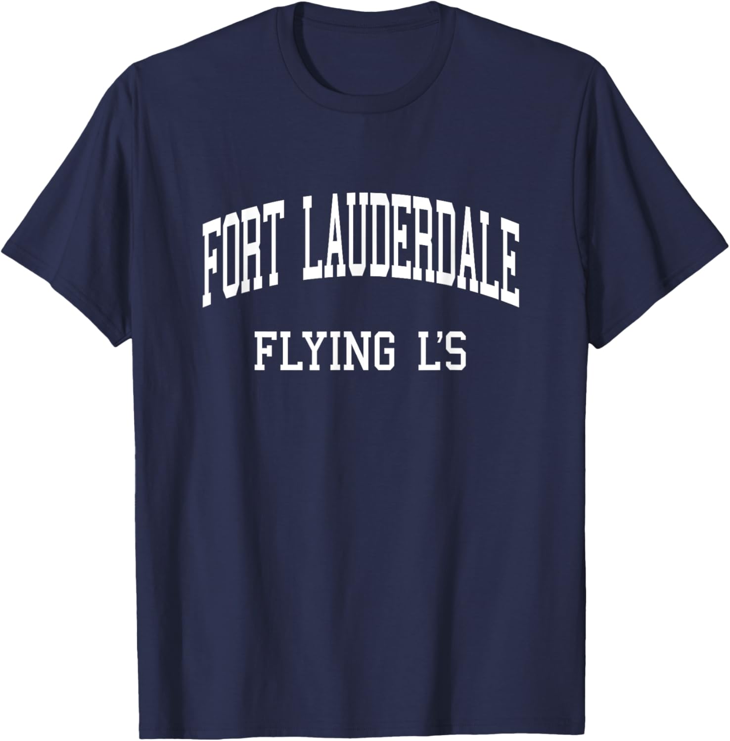 Fort Lauderdale High School HS Fort Lauderdale FL Retro SPOR T-Shirt - T-Shirt | Navy